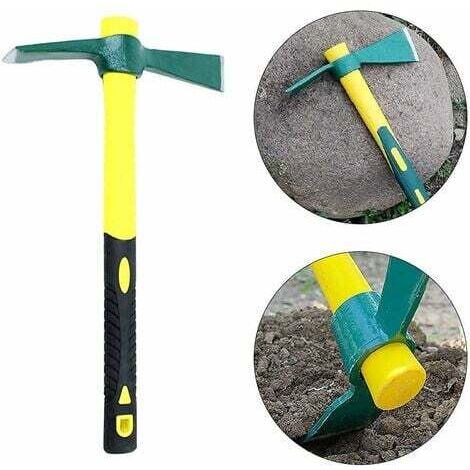 Houes Mini pioche outils jardinage désherbage Mini pioches en acier manche en fibre de verre arbre pioches jardinage outils agricoles (1/5)