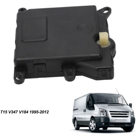 Actionneur de Servomoteur de Commande de Chauffage A/C de Voiture Adapté pour Transit T12 T15 V347 1995-2012 95VW-19E616-AD, noir (1/5)