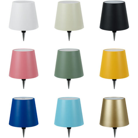 Crea – Lampe de bureau LED rechargeable – Fer de haute qualité – 3 températures de couleur – Design bouteille pour ambiance unique – Interrupteur tactile