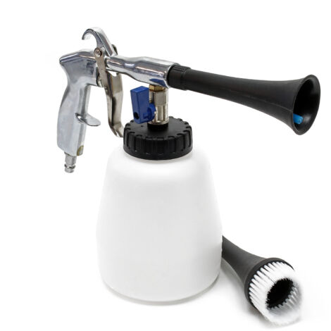 Wiltec – Pistolet pneumatique de nettoyage à air comprimé – Pression 6,3-8 bars – Capacité 1000 ml – Raccord 1/4″ – Buse ergonomique pour zones difficiles