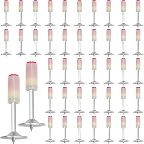200 Pièces Cloueur Beton Clou Beton, Clous pour Mini-7,3 mm Cloueuse, Pistolet a Clou L'outil Parfait pour Fixation Murale en Béton de Dispositif Fixation de Conduit Câble (1/5)