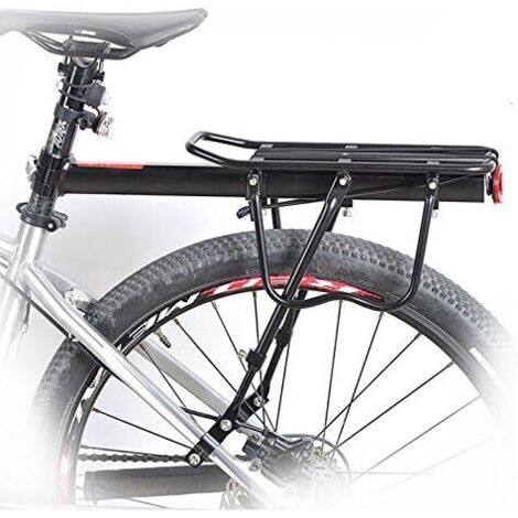 Vélo Porte Bagagec en Aluminium Réglable Transporteur Porte-Bagages arrière avec réflecteur