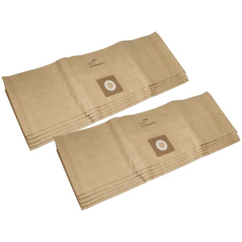 Vhbw – Lot de 10 sacs pour aspirateur Bosch AdvancedVac 20 – Papier 85,4cm x 26,9cm – Compatible modèles 2609256F33 – Accessoire de qualité