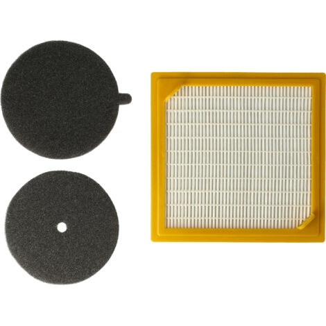 Vhbw – Lot de 3 filtres HEPA pour aspirateur Hoover U27 Sensory – Filtre pré-moteur, filtre HEPA, filtre d'échappement – Remplacement 09205469