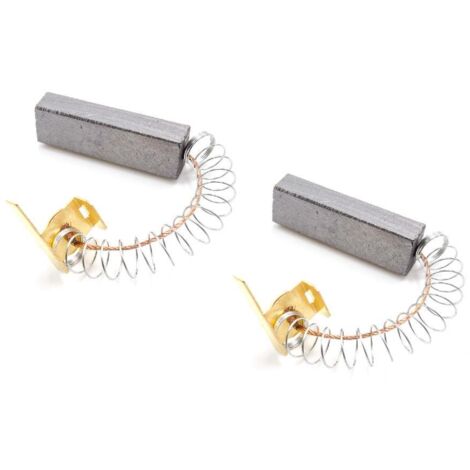 Vhbw – Balais de charbon 2x 6,5x10x30mm – Compatible Midea aspirateur – Graphite avec ressort pour moteur – Remplacement facile