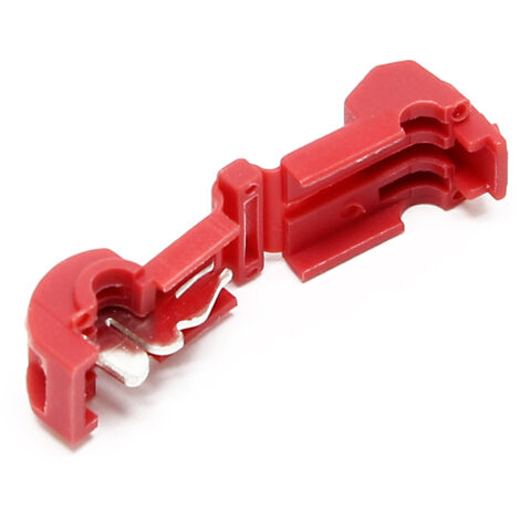 Wiltec – Borne de raccordement pour câble périphérique de robot tondeuse – Connecteur avec clip de fermeture – Diamètre jusqu'à 2,3 mm