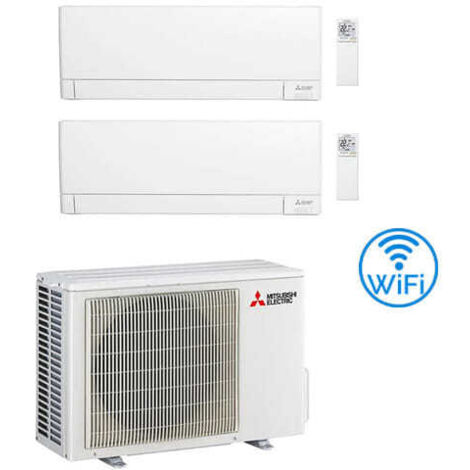 Climatiseur Mitsubishi MSZ-AY Wifi R32 Dual Split Inverter 9000 + 12000 BTU avec certification UE MXZ-2F42VF Classe A+++/A++