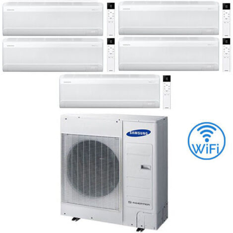 Climatiseur Samsung WINDFREE AVANT S2 R32 Wifi Penta Split Inverter 9000 + 12000 + 12000 + 12000 + 12000 BTU avec certification UE AJ100TXJ5KG/EU Classe A++/A+ NEUF 2025 (1/3)
