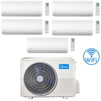 Climatiseur Midea Xtreme R32 Penta Split 9000 + 9000 + 12000 + 12000 + 12000 BTU avec inverseur EU M5OE-42HFN8-Q Classe A++/A+