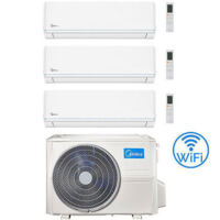 Climatiseur Midea Evolution R32 WiFi Trial 12000 + 12000 + 12000 BTU avec inverseur EU M3OA-27HFN8-Q Classe A++/A+