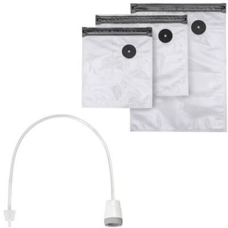 Caso Zip-Adapter Set Adapter Set inkl. Zip-Bags, Adapter & Vakuumschlauch