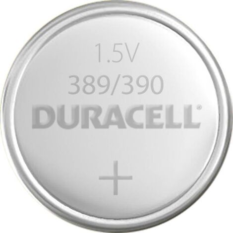 Duracell DL389/390 : Piles bouton 1,55V en blister pour divers appareils (1/4)