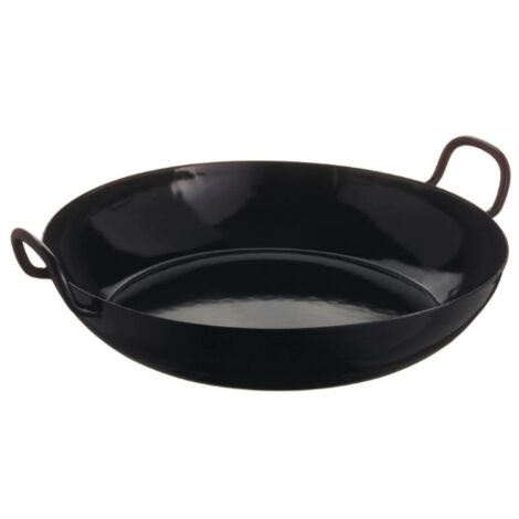 RIESS Schlemmerpfanne schwarz, emailliert, ø: 260 mm
