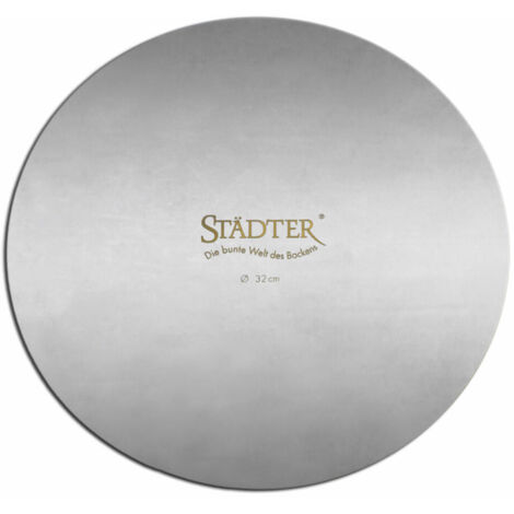 Städter Tortenunterlage rund Edelstahl 32cm 491083 (1/5)