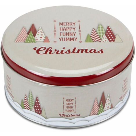 Städter Gebäckdose Yummy Christmas Rund weißblech Bunt 16 cm (1/5)