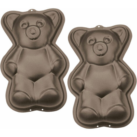 Städter 2 Mini Backformen Eddy der Teddybär