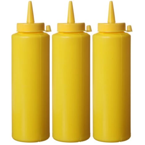 Spenderflasche für kalte Soßen, 3er-Set - transparent 0,2L - HENDI 558058 (1/5)