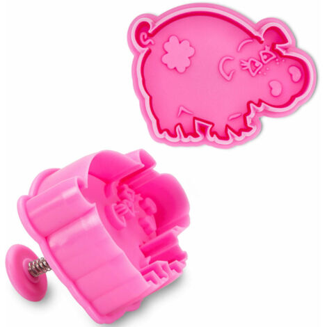 Städter Schwein 6 cm Pink / Purple (1/5)