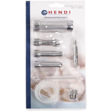 HENDI Ersatzteilset für Sahnespender, Kitchen Line, Profi Line, 120x30x(H)240mm (1/4)