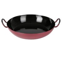 RIESS Schlemmerpfanne Ø30cm rot Emaille