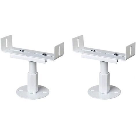2 pieds de radiateur en aluminium, réglables en hauteur de 8 à 13 cm, style architectural traditionnel, antibuée, adaptés aux radiateurs en fonte
