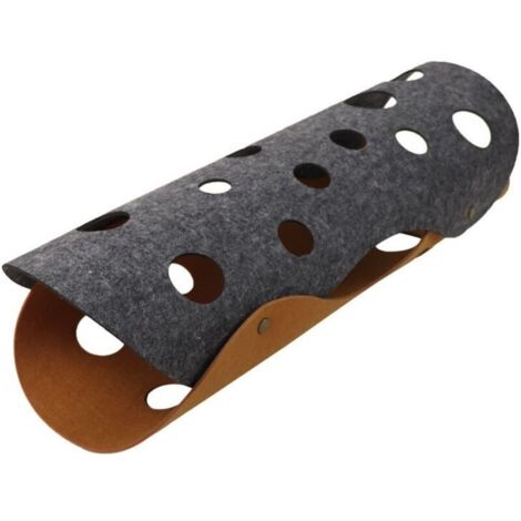 Tunnel pour chat (marron/gris), 6030cm, 1 jouet pour animal de compagnie, en forme de rouleau d'œuf, détachable, lavable et pliable. (1/5)