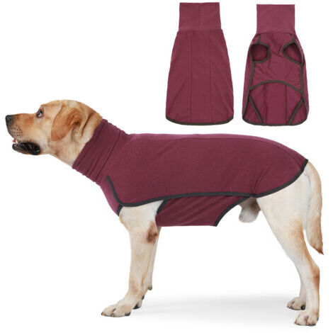 Pull Chien, Pull pour Chien, Manteau Doux et Chaud pour Chien, Manteau Chien Hiver, Manteaux d'hiver pour Chiens,Vetement pour Chien Chat,Pull-Overs pour Petite Moyen Grand Chiens -Rouge M (1/5)