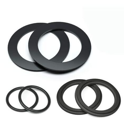 Kit de rondelles et de bagues 25076RP pour raccords 1-1/2", rondelles en caoutchouc à joint torique pour vannes plongeuses de piscine Intex (6 pièces) - 10745, 10262 et 10255 (1/5)
