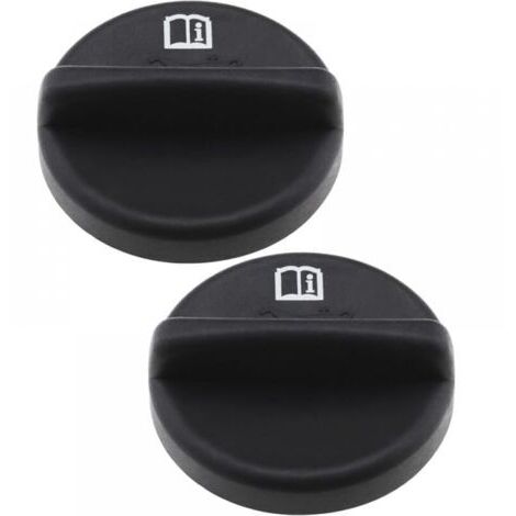 Bouchon de remplissage d'huile moteur de voiture 2 pièces 55566555 Compatible avec Astra J Corsa E Cascada Insignia A Zafifa C bouchon de réservoir d'huile de voiture (1/5)