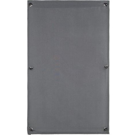 Rideau à ventouses, protection solaire et thermique, puits de lumière, 57x100 cm, portable, gris, polyester, 57x100 cm