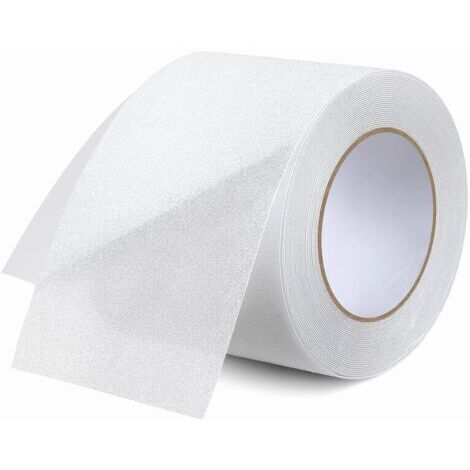 Ruban adhésif antidérapant antidérapant en PVC de 5 m x 5 cm antidérapant pour décoration de sécurité au sol(white) (1/5)