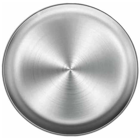 Plat à pizza en acier inoxydable 26 cm – Résistant à la rouille – Compatible four et lave-vaisselle – Pour cuisson uniforme et croustillante (1/4)