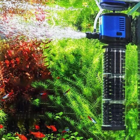 Filtre d'aquarium puissant de 1500F pour les grands aquariums de 75 à 200 gallons, les petites fontaines d'étang, les générateurs de vagues, les pompes submersibles, les réservoirs de tortues, les sys (1/4)