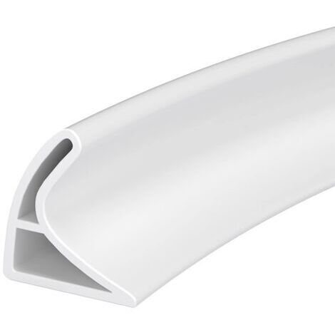 Bande étanche en silicone pour évier et douche – Autocollante, pliable, 60 cm – Résistante à la chaleur et à l'usure – Pour surfaces lisses (1/5)