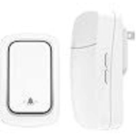 Self-Powered Wireless Doorbell for Home/Office - IP66 Waterproof, Plug-in Doorbell Kit with No Battery Required, 500ft/150m Range & Custom Chimes