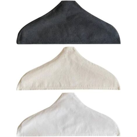 3 housses de cintre antidérapantes (4521cm) - coton, lin et bois housses en tissu pour pulls, pulls en cachemire et vêtements anti-poussière. (1/5)