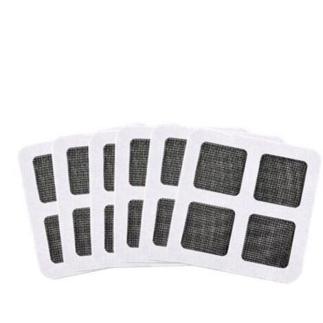 24pcs Ruban Adhesif Reparation Moustiquaire, Patch Repare Moustiquaire Réparation de Fenêtre Kit de Moustiquaire Adhesive Reparation (paquet de 6 pièces) (1/3)