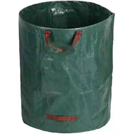 Sac à feuilles vert 80x80cm 1 pièce 400L collecteur de déchets de jardin réutilisable adapté pour pelouse jardin camping (1/5)