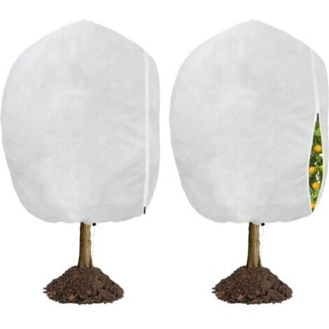 Lot de 2 Voile Hivernage Plante Exterieur, Housse Hivernage pour Plantes,Voile D'hivernage 240 X 200cm, Bache Hivernage Protection Plante Hiver pour Olivier Palmier Citronnier Arbre (1/5)