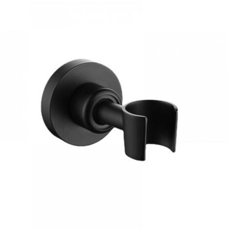 Support de douche en acier inoxydable 304 noir pour pommeau de douche Support de douche à main universel Support de douche ajustable à 360° avec vis de montage (1/5)