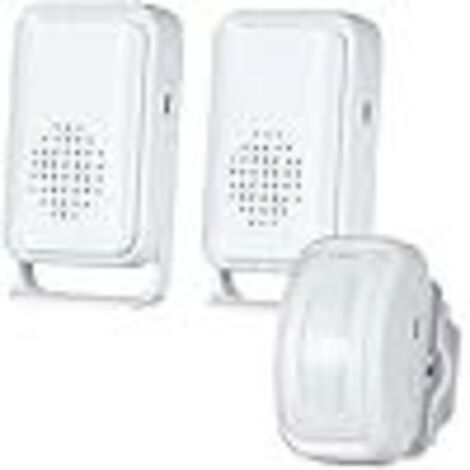 Wireless Motion Sensor Door Chime: Business Entry Doorbell Indoor Motion Detector Buzzer Monitor for Store Home Entrance Alert Bell,  LED Indicator