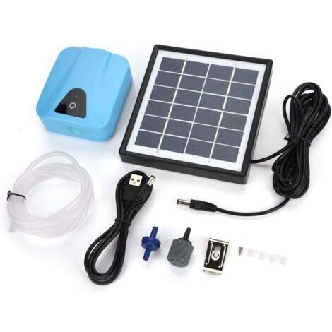 Pompes de filtration d'eau solaires pour bassins à poissons, aérateurs étanches solaires et aérateurs pour piscines et bassins extérieurs.