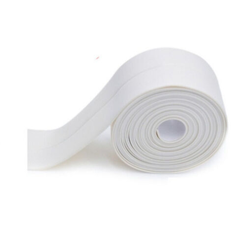 Ruban blanc anti-moisissure, 3,2 mètres  3,8 centimètres, protection d'angle, bande anti-collision, étanche.
