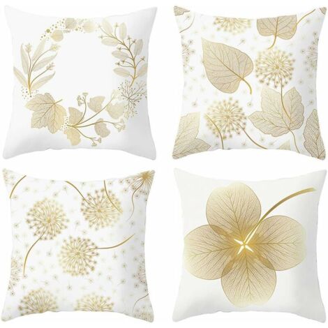 Taie d'oreiller , Housse de Coussin ，Canapé Moderne Magnifiques ，Housses Coussins de Voiture ，Canapé Maison Décor Protecteurs 45x 45cm Guazhuni