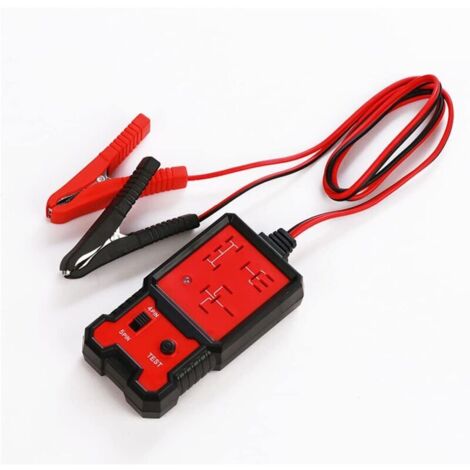 Testeur de Relais Automobile, Testeur de Relais Electronique 12V, Voiture Batterie Checker avec Clips, Outil de diagnostic professionnel danalyseur de relais automatique (1/4)
