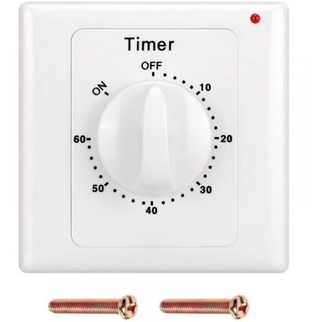AC 220 V Interrupteur Minuterie Pompe Haute Performance Commande Électronique Compte à Rebours Mécanique Socket Time Switch-60min (1/4)
