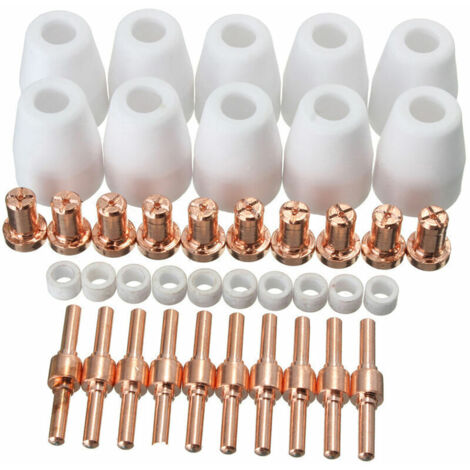 40 Pièces Consommables de Coupeur de Plasma pour Torche PT 31 LG 40 CUT 40 50