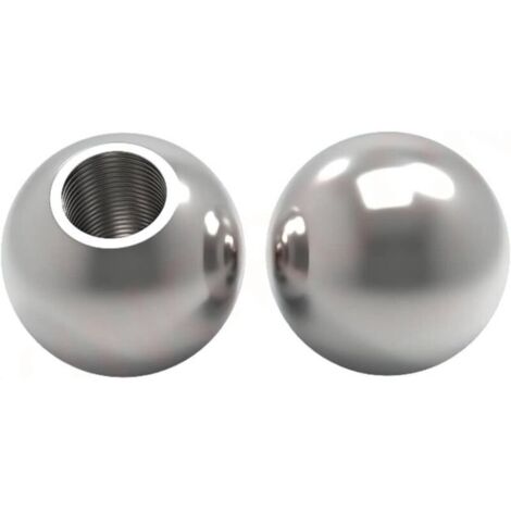 20 billes en acier filetées , billes en acier chromé de remplacement de 10 mm , filetage M4 pour système de rotule magnétique pour imprimante 3D Kossel K800