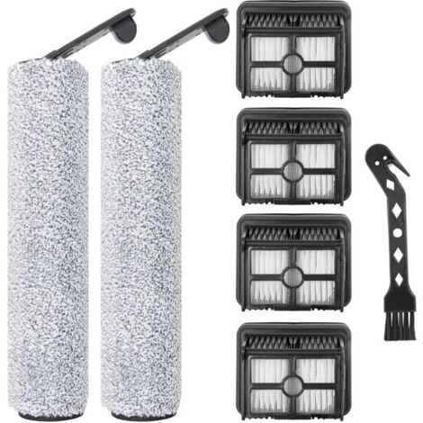 Rouleau de Brosse et Filtre HEPA pour Dreame H12S Aspirateur Accessoires, 2 Brosse à rouleau, 4 Filtre HEPA, 1 Brosse de nettoyage (1/5)