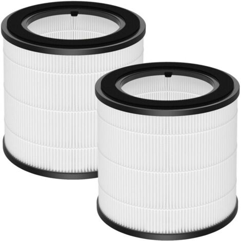 Lot de 2 filtres HEPA de rechange compatibles avec purificateur d'air Philips 800 Series AC0830/10 AC0820/30 AC0820/10 AC0819/10, filtre HEPA H13-True-Hepa et pré-filtre en nylon, numéro de pièce (1/5)